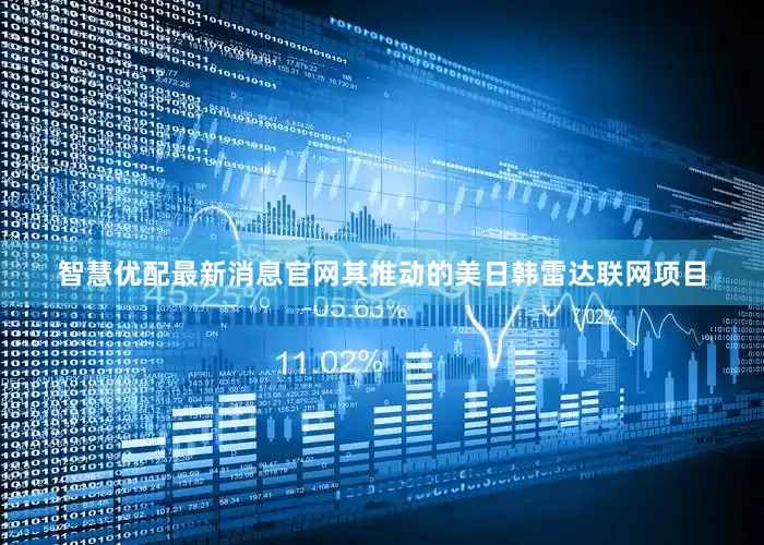 智慧优配最新消息官网其推动的美日韩雷达联网项目